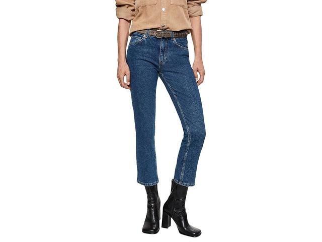 MANGO Kylie Jeans (Dark Denim) Women's Jeans Product Image