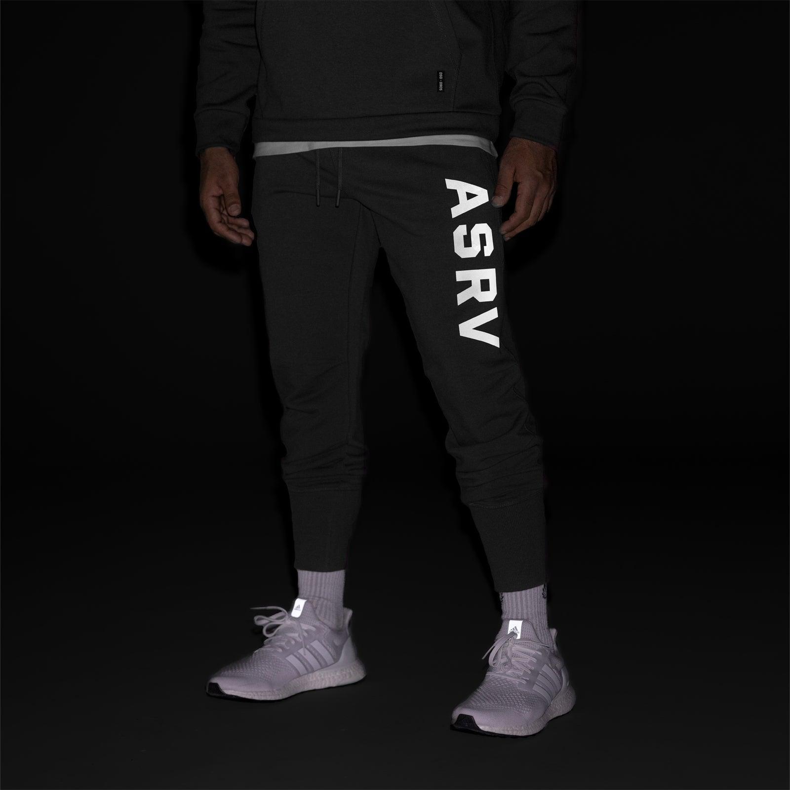 0655. Tech-Terry™ Oversized Sweats - Black "Patch" Product Image