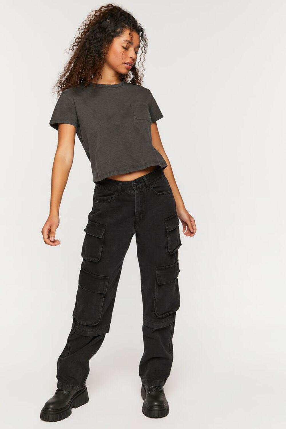 Cropped Pocket Tee | Forever 21 Product Image