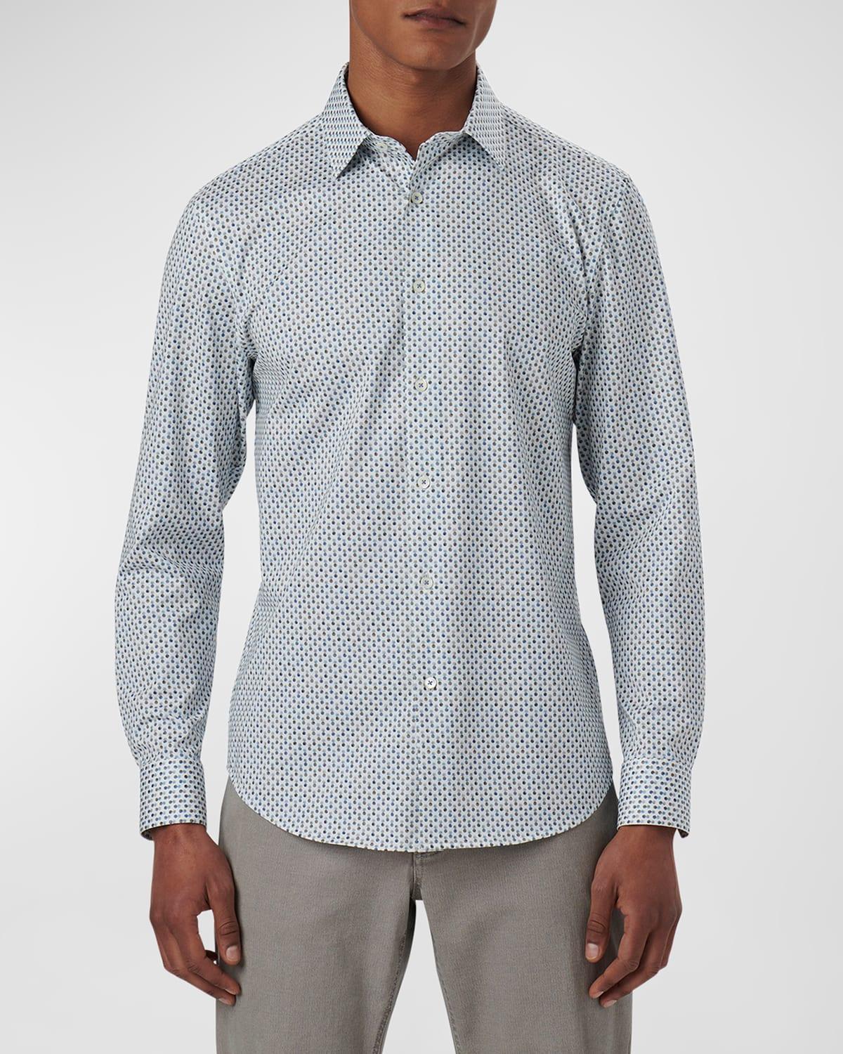 Mens James Circle-Print OoohCotton Sport Shirt Product Image