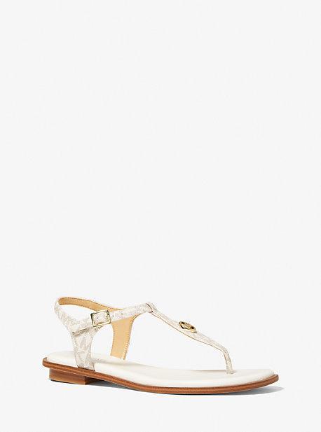 MICHAEL Michael Kors Mallory Thong (Brown) Women's Shoes Product Image