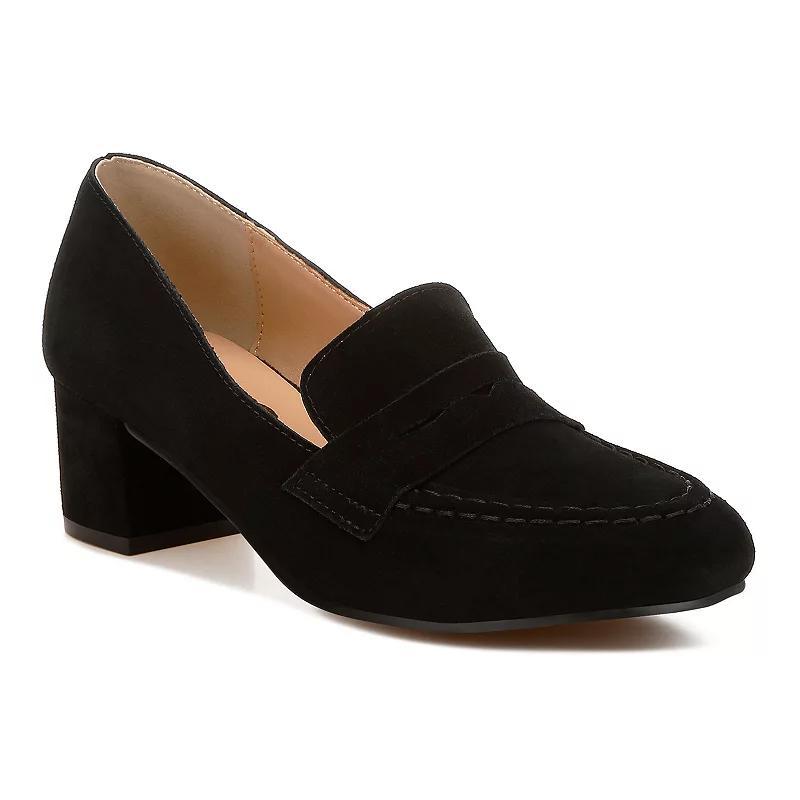 Rag & Co Astra Womens Suede Loafers Product Image