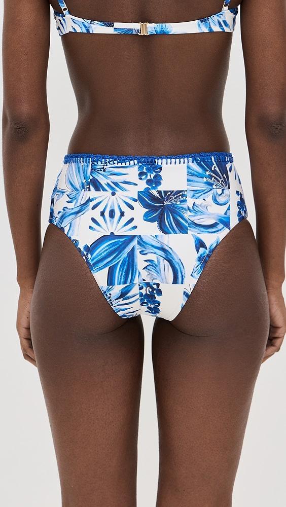 FARM Rio Garden Tiles High Waist Bikini Bottoms | Shopbop Product Image