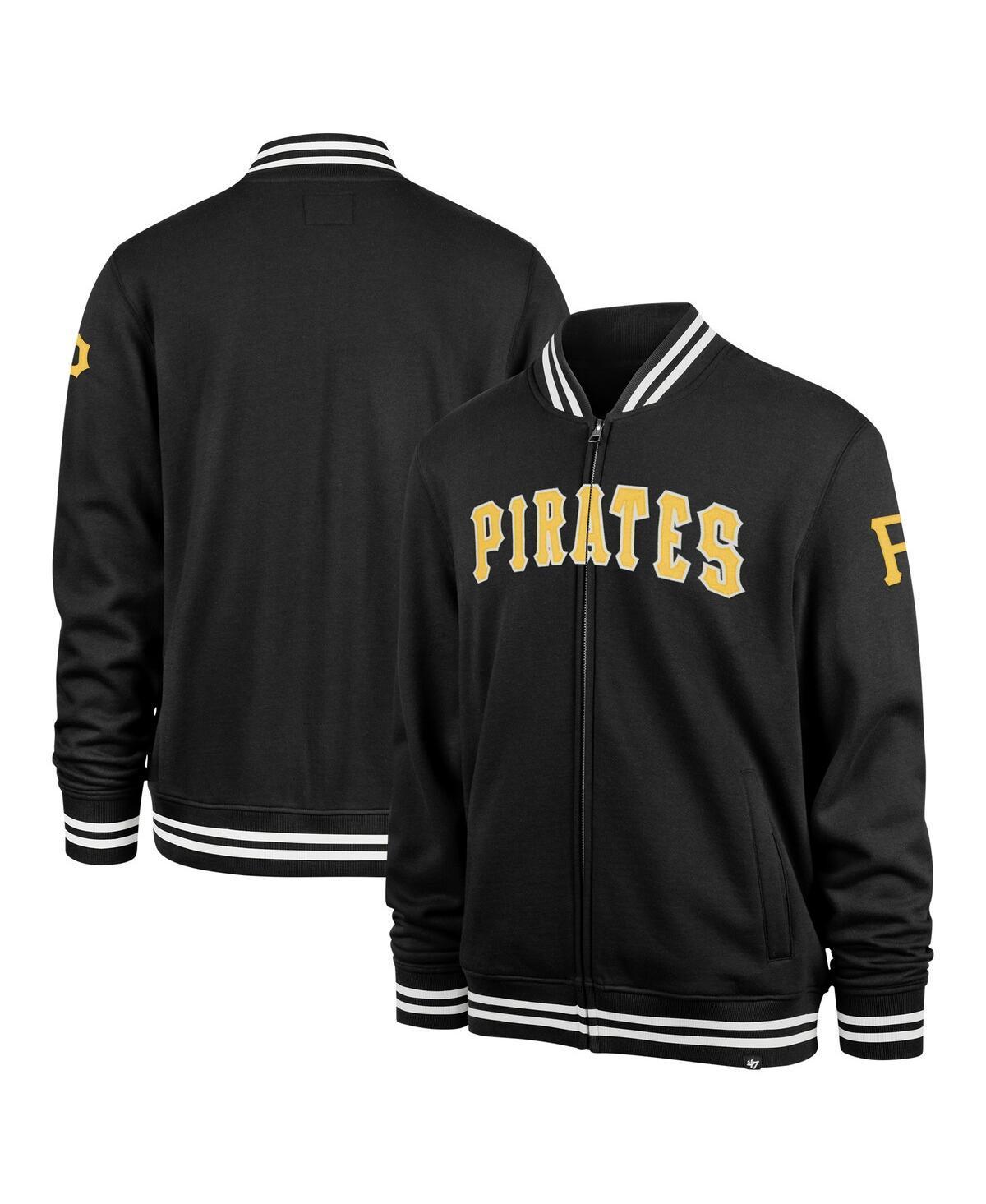 Mens 47 Brand Black Pittsburgh Pirates Wax Pack Pro Camden Full-Zip Track Jacket Product Image