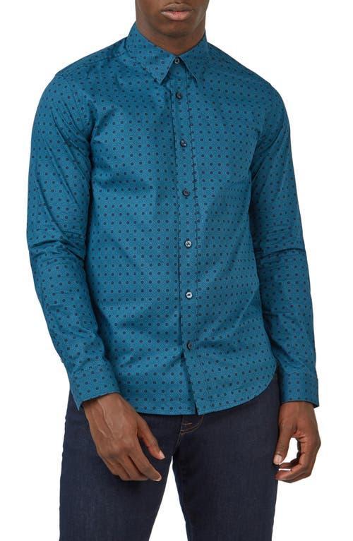 Ben Sherman Print Cotton Button-Up Shirt Product Image