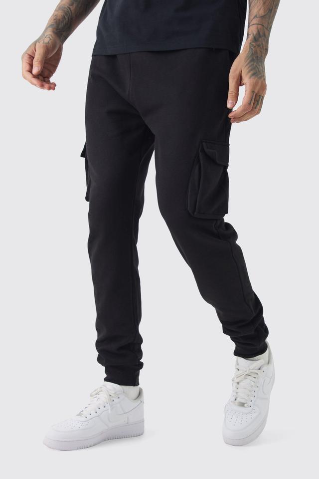 Tall Regular Fit Cargo Jogger | boohooMAN USA Product Image