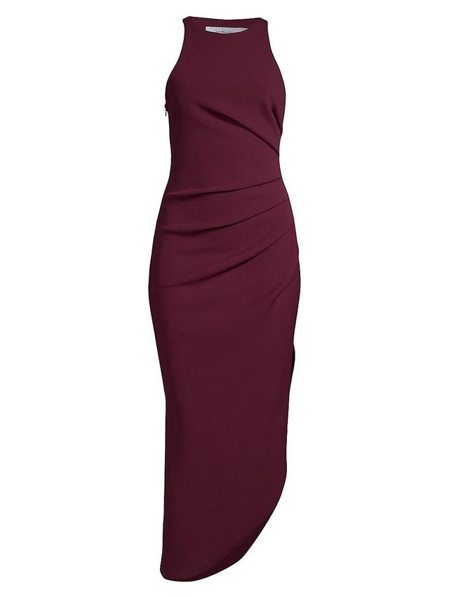 Womens Ida Sleeveless Ruched Midi-Dress Product Image