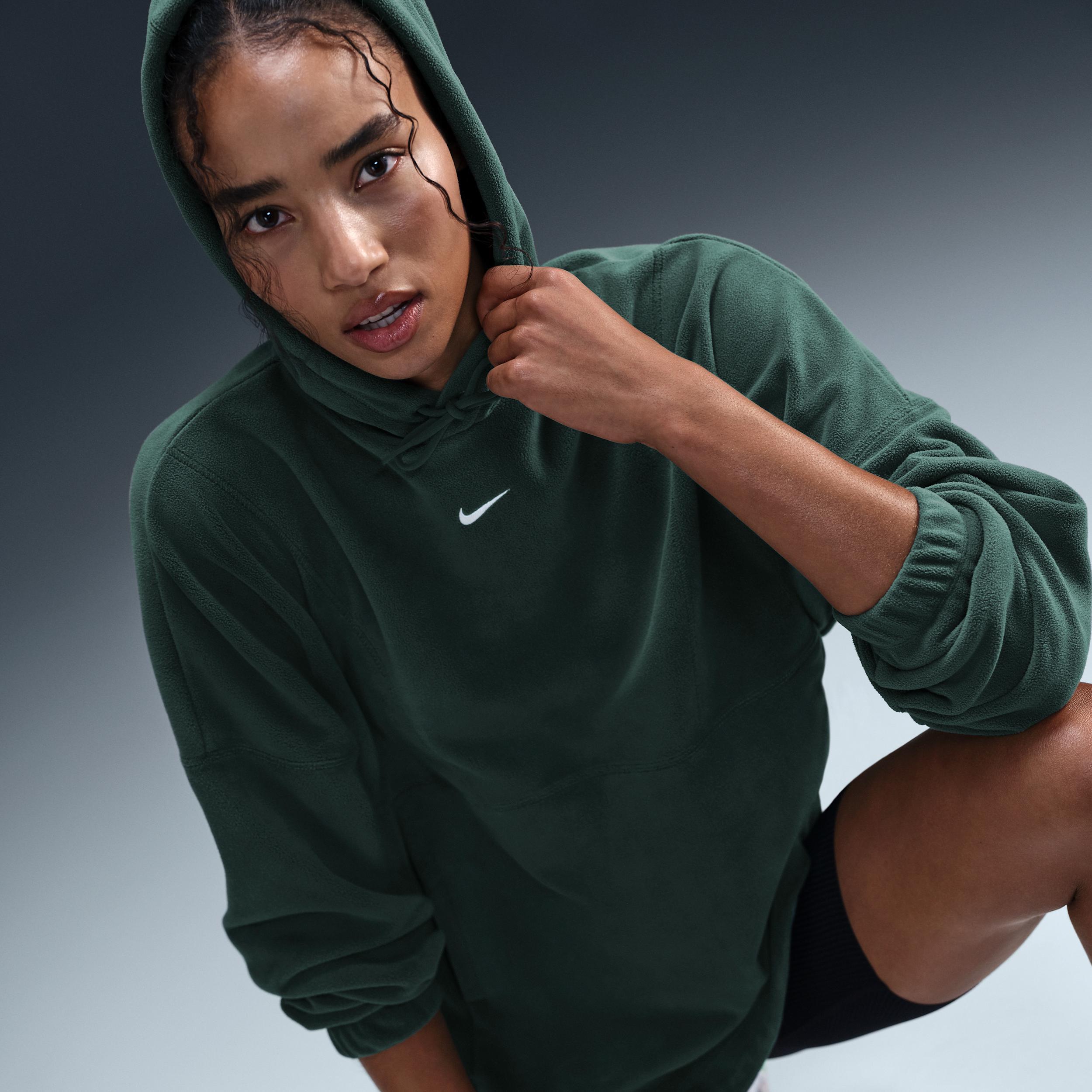 Nike Women's One Oversized Therma-FIT Pullover Fleece Hoodie Product Image