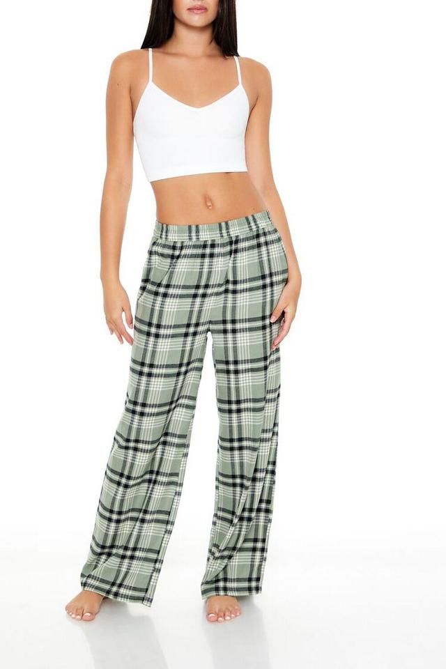 Plaid Flannel Pajama Pants | Forever 21 Product Image