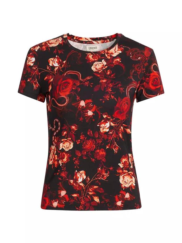 Ressi Floral Crewneck T-Shirt Product Image