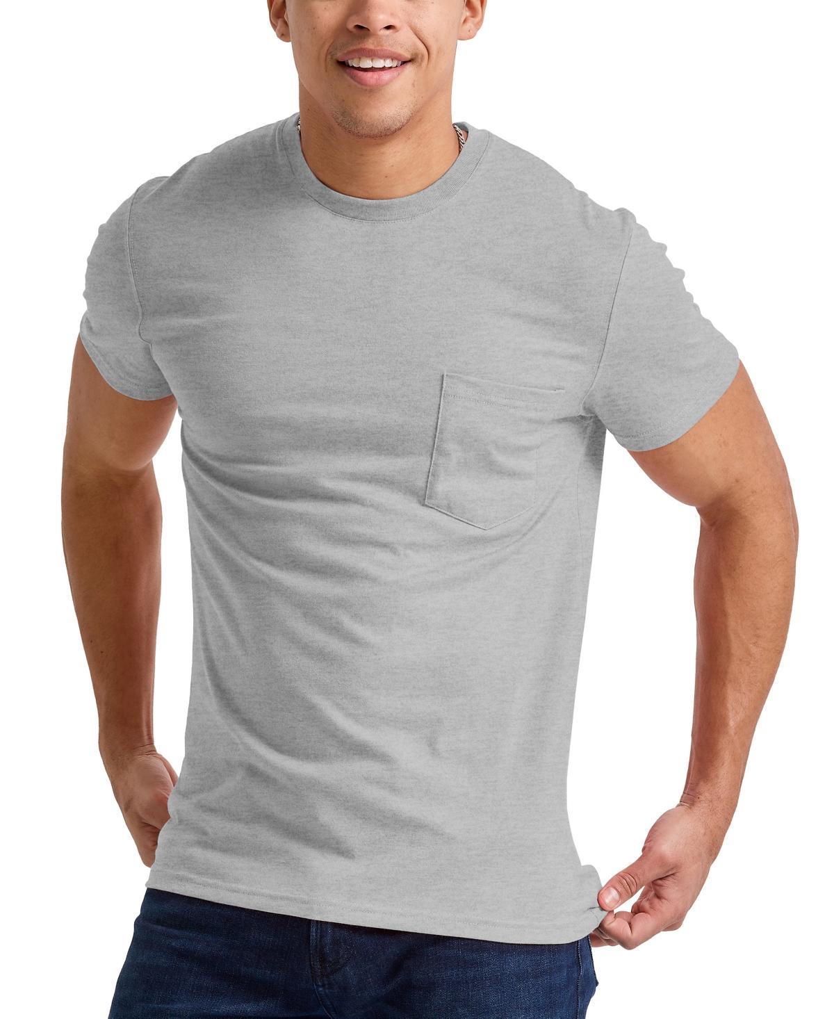 Mens Hanes Originals Tri-Blend Jersey Pocket Tee Product Image