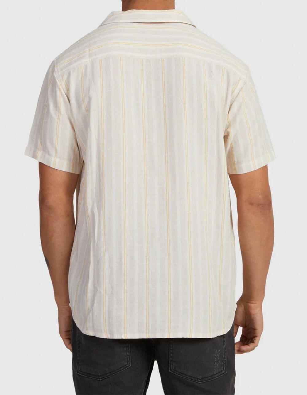 RVCA Beat Stripe Mens Button Up Shirt Product Image