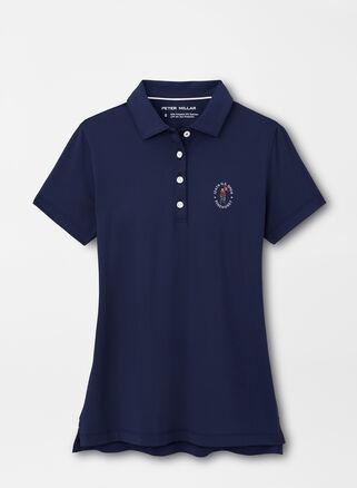 Peter Millar 124th U.S. Open Button Polo | Color: Navy | Size: XL Product Image