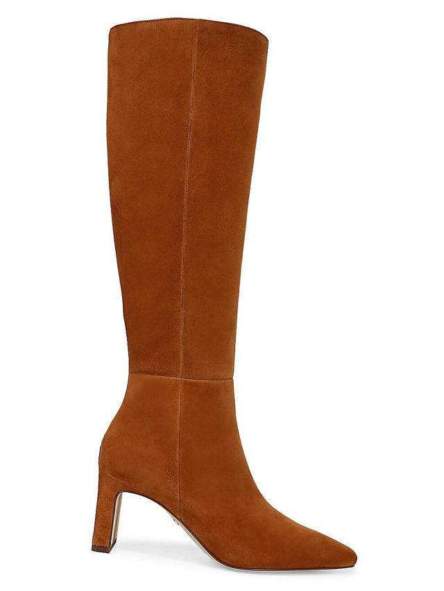 Womens Sylvia 70MM Suede Boots Product Image