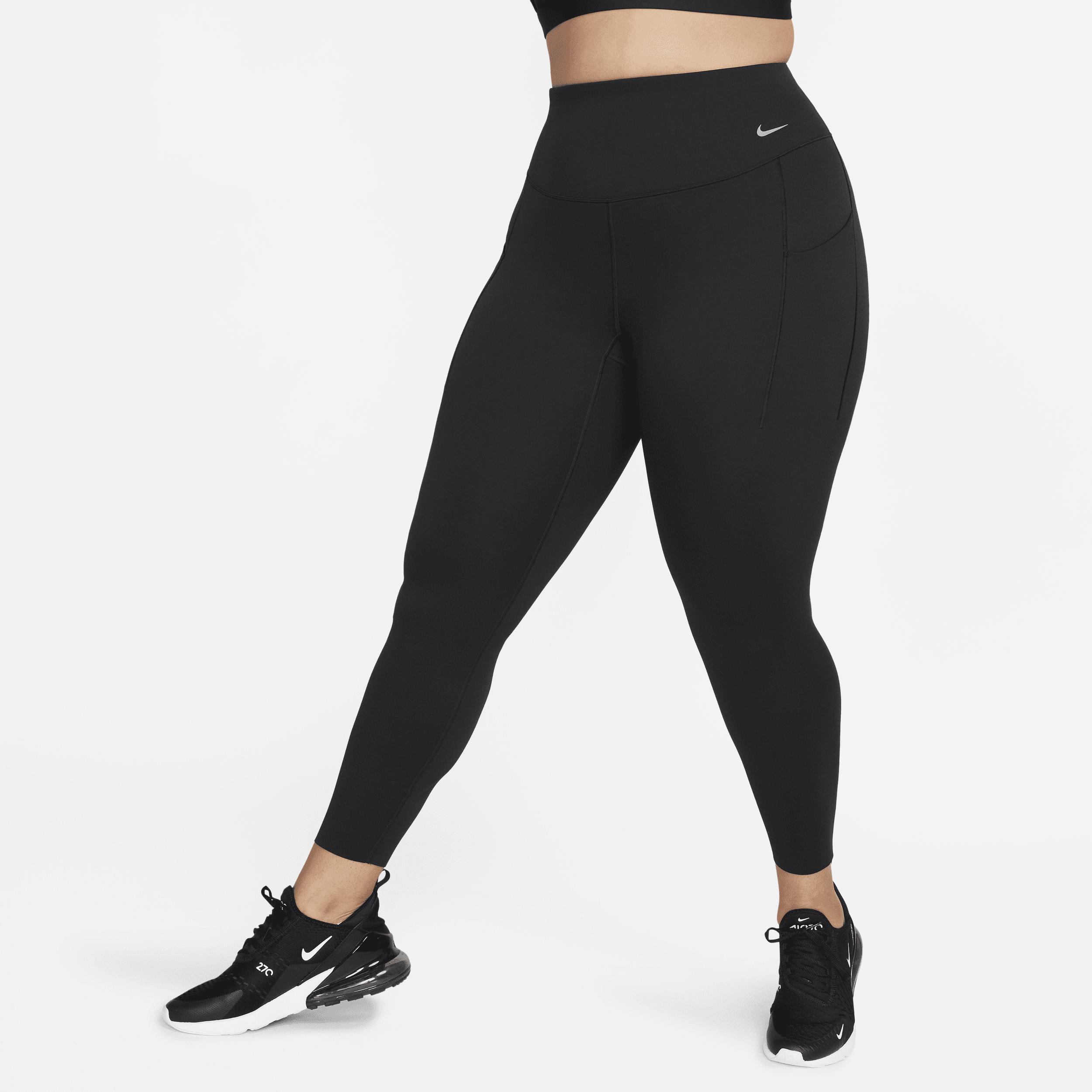 Nike Womens Universa Medium-Support High-Waisted Full-Length Leggings with Pockets (Plus Size) Product Image