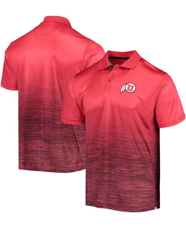 Mens Colosseum Red Utah Utes Marshall Polo Product Image