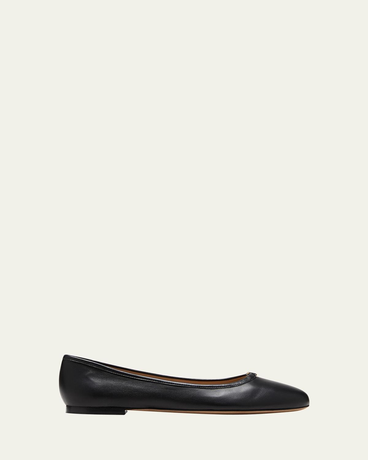 Womens Marcie Leather Ballet Flats Product Image