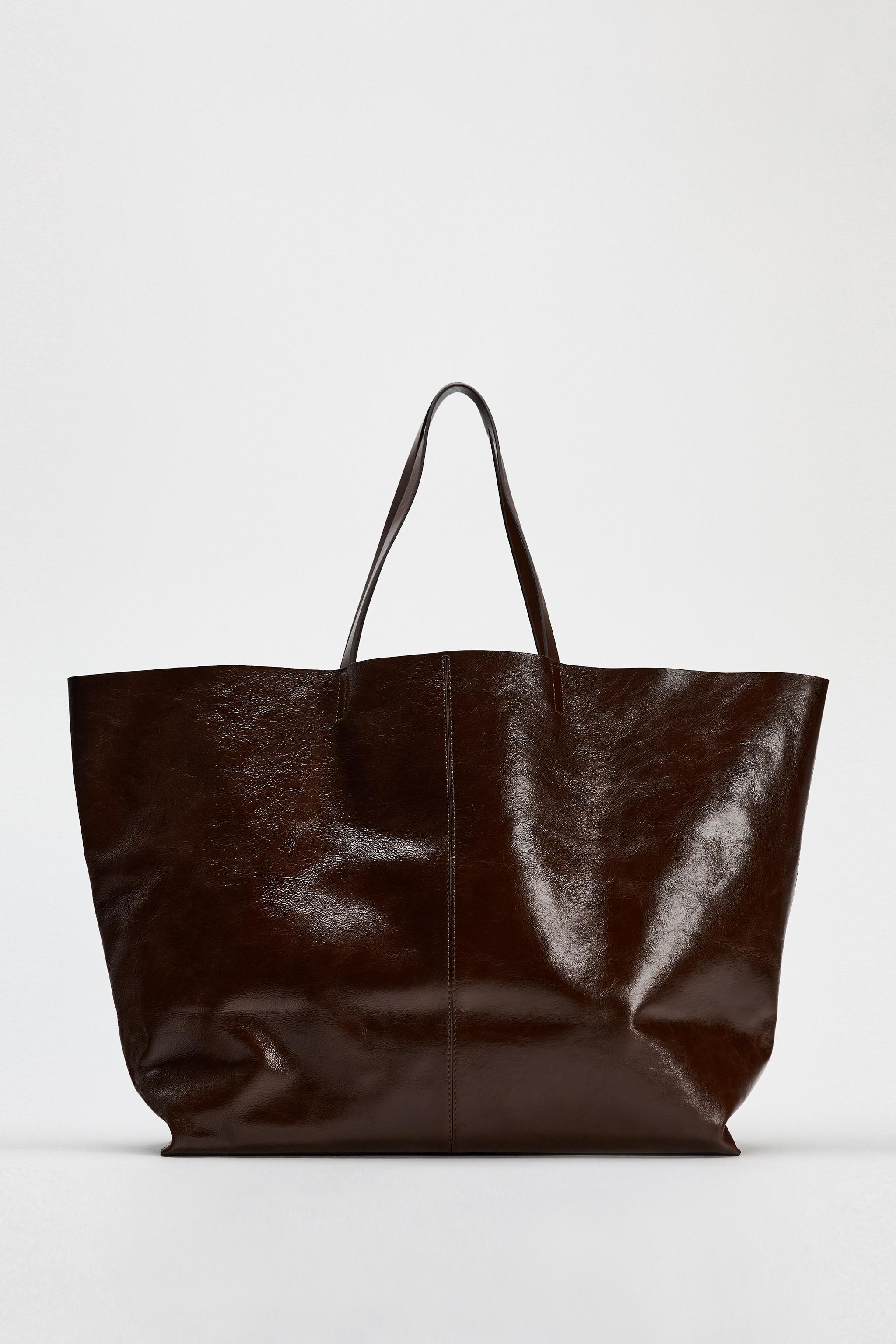 MAXI LEATHER TOTE BAG Product Image