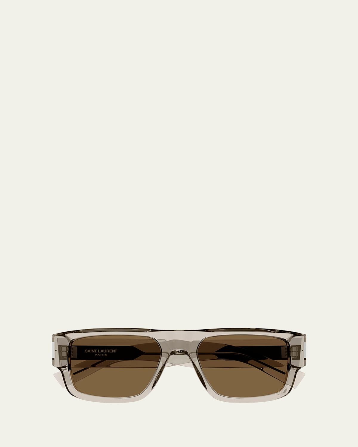 Mens SL 659 Acetate Rectangle Sunglasses Product Image