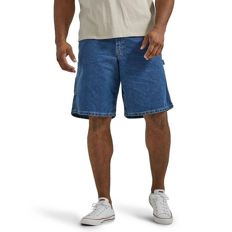 Big & Tall Lee Carpenter Jean Shorts, Mens Original Grey Blue Product Image