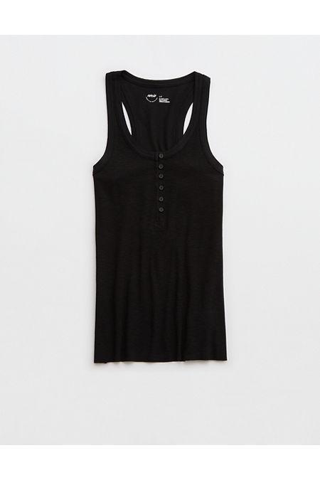 Aerie No BS Henley Tank Top Women's Product Image