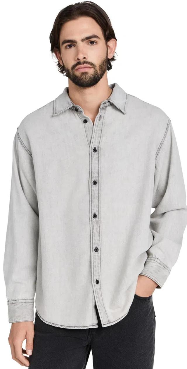 RAG & BONE Denim Matthew Shirt Smoke Product Image