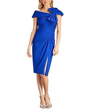 Womens Bow Crepe Cocktail Dress Product Image