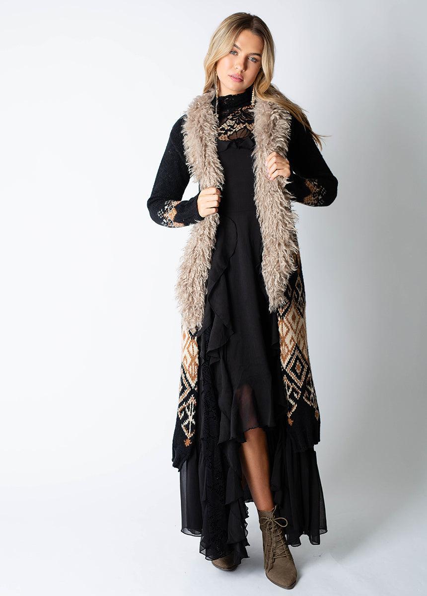 Sveta Dress in Black Product Image