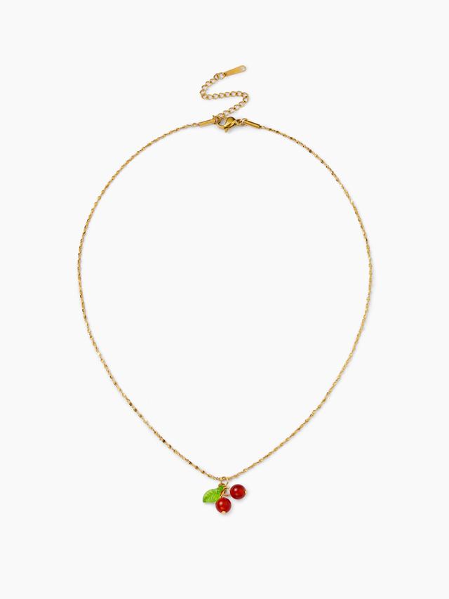 CHERRY PENDANT NECKLACE Product Image