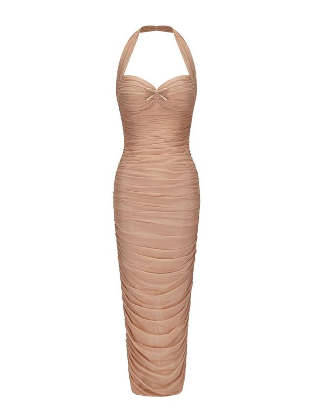 Francesca Dress (Beige) Product Image