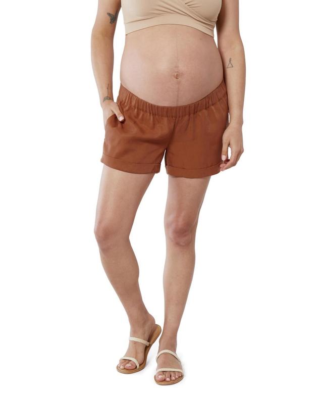 Ingrid & Isabel Elastic Waist Maternity Shorts Product Image