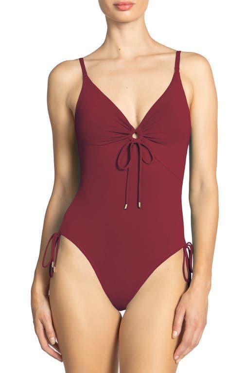 Robin Piccone Aubrey Keyhole One-Piece Swimsuit Product Image