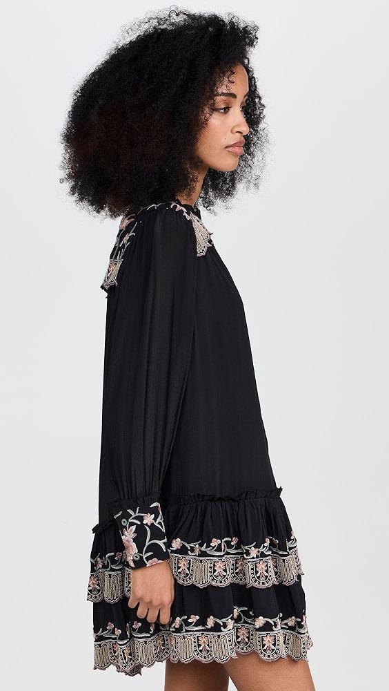 Sea Lacey Embroidery Long Sleeve Tunic Dress | Shopbop Product Image