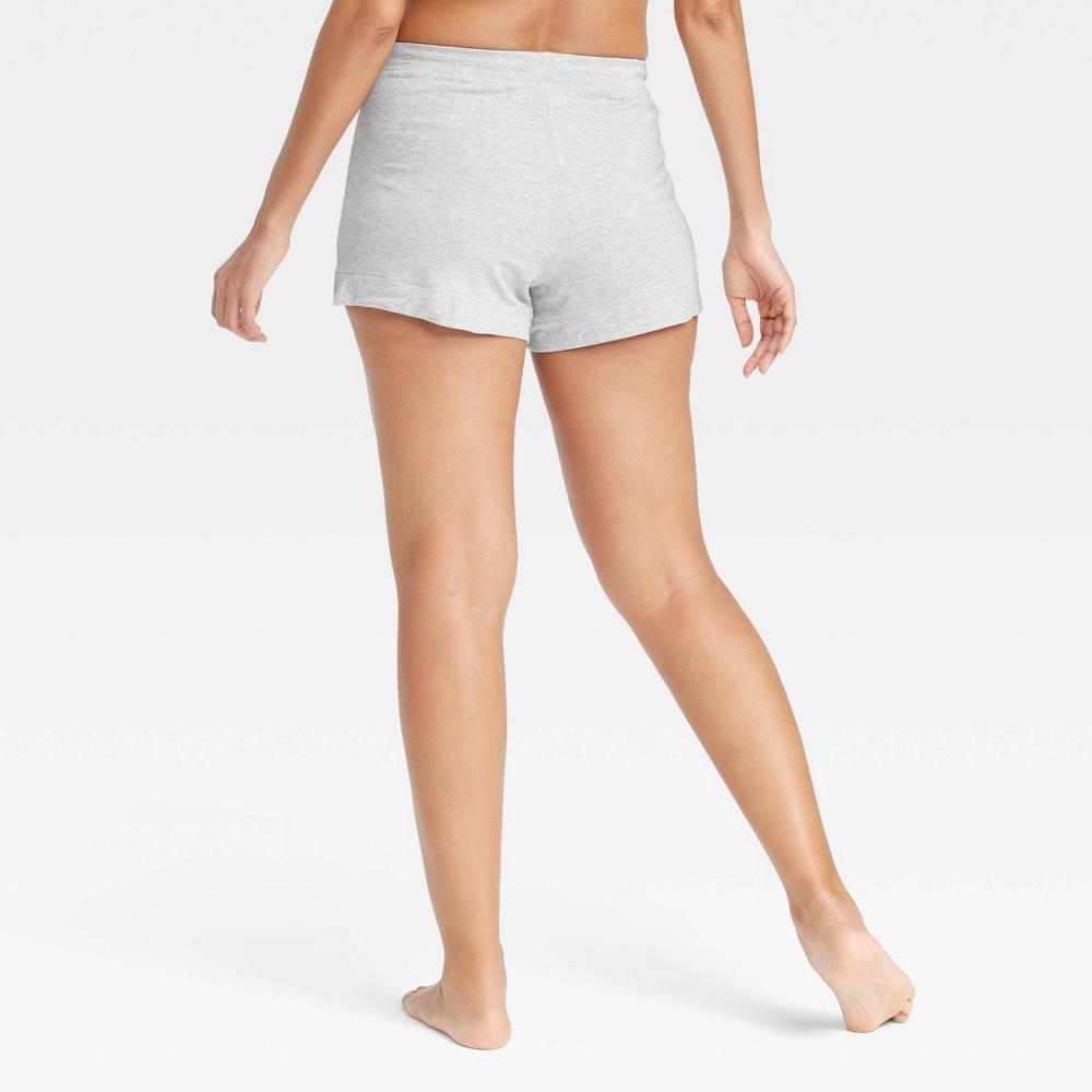 Womens Cloud Knit Pajama Shorts - Auden Heathered Gray L Product Image