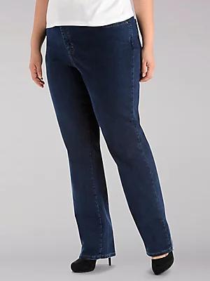 Women’s Original Relaxed Fit Straight Leg Jean (Plus) | Women's Jeans | Lee® Product Image