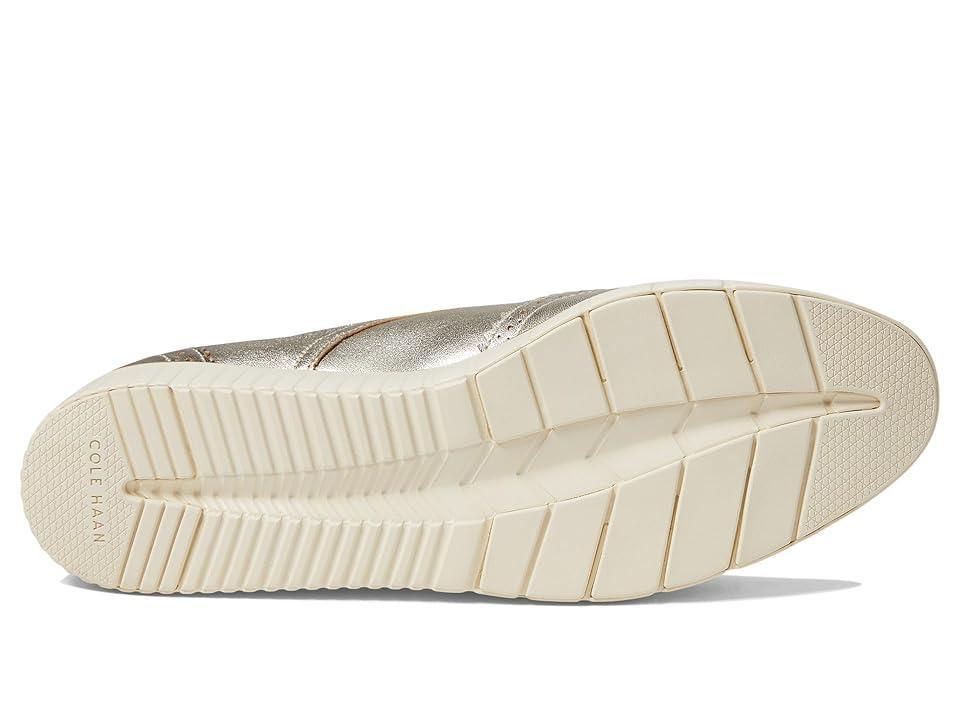 Cole Haan Grand City Platform Oxford (Soft Talca/Ivory) Women's Flat Shoes Product Image