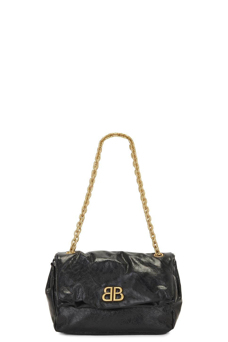 Balenciaga Monaco Small Chain Bag Black.. Product Image