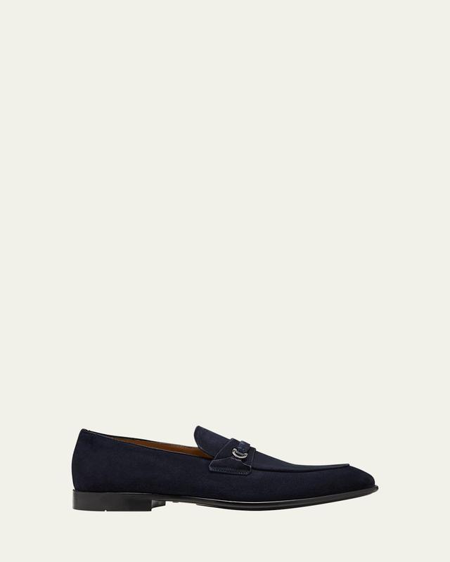 Mens Desio Gancio Suede Penny Loafers Product Image