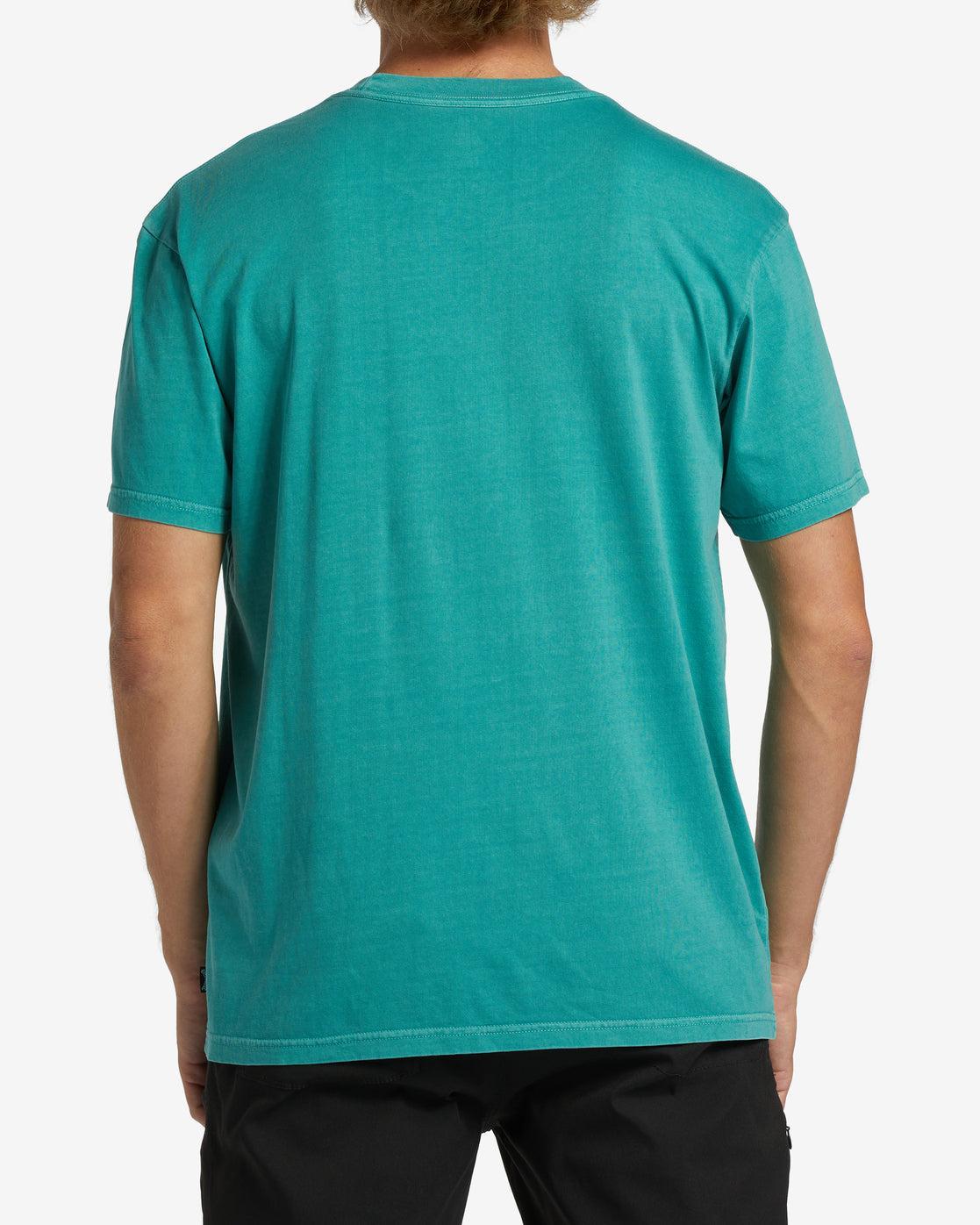 Diamond Wave OG Short Sleeve Wave Washed T-Shirt - Deep Teal Male Product Image