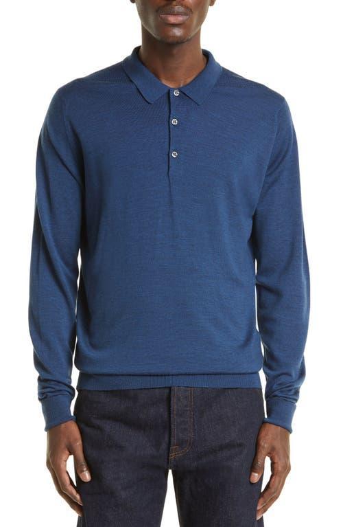 John Smedley Cotswold Wool Polo Sweater Product Image