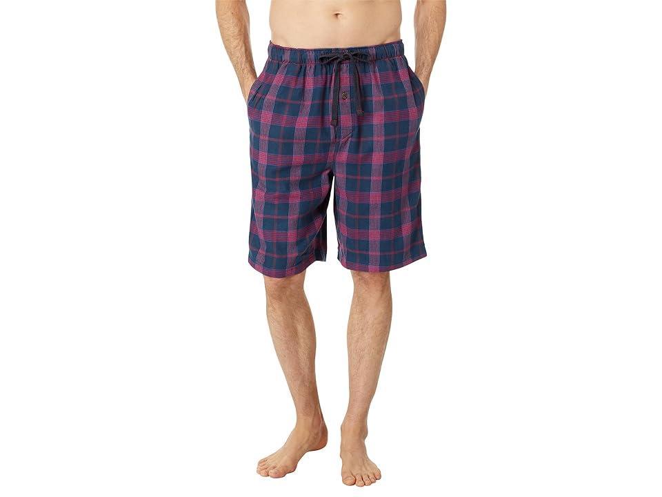 Tommy Bahama Flannel Jams (Navy Plaid) Men's Pajama Product Image