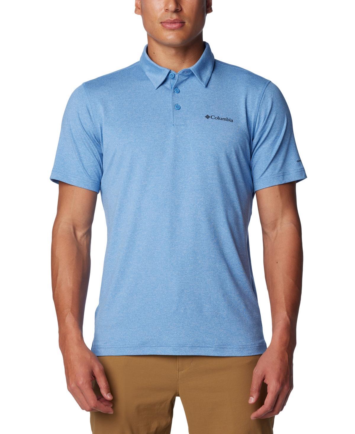 Columbia Mens Carter Short Sleeve Performance Crest Polo Product Image