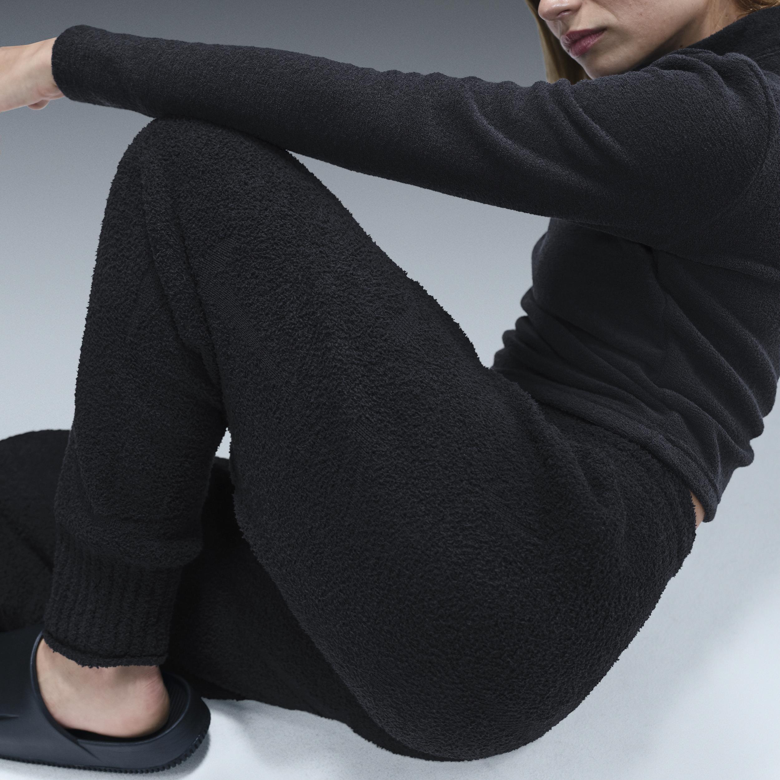 Women's Nike Sportswear Phoenix Cozy Bouclé High-Waisted Oversized Knit Pants Product Image