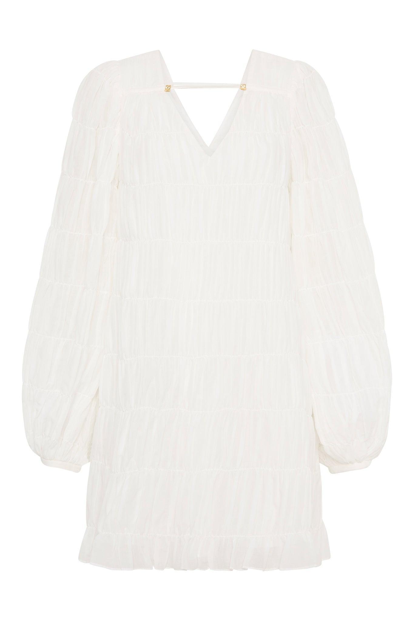 Evelina Ruched Mini Dress Product Image