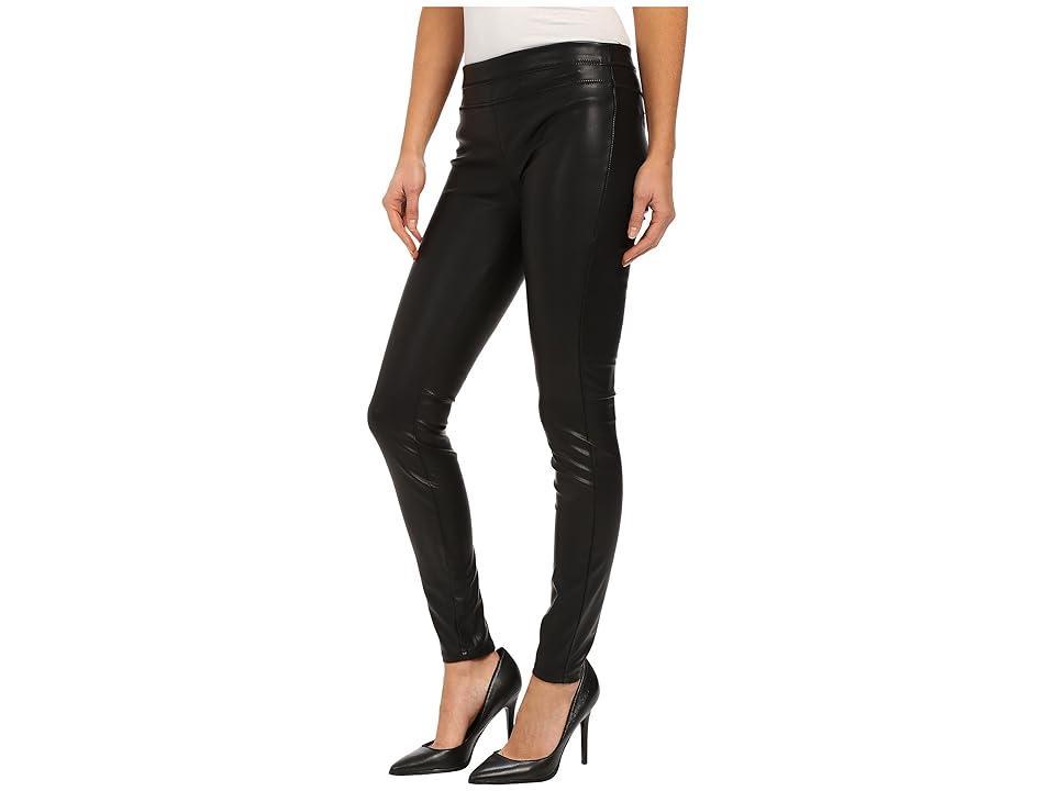 Blank NYC Faux Leather Pull On Skinny (Black) Women's Casual Pants Product Image