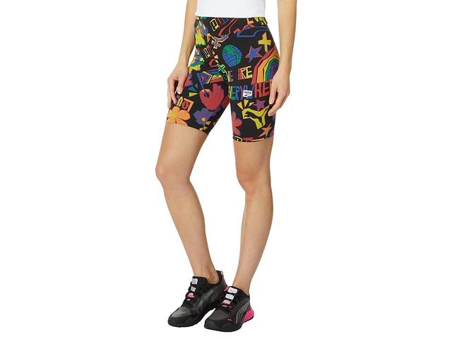 PUMA Downtown Pride All Over Print 7 Short Tights (Puma /All Over Print) Women's Clothing Product Image