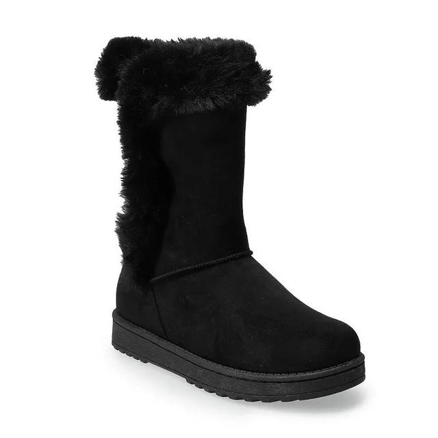 SO Abigail Womens Faux-Fur Winter Boots Product Image