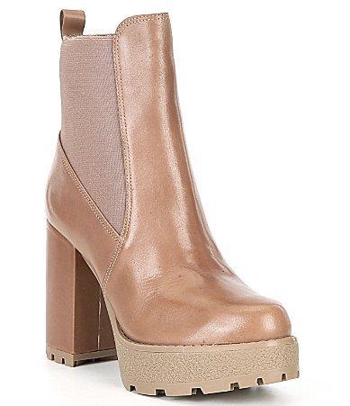 Schutz Billie Platform (Mocaccino) Women's Boots Product Image