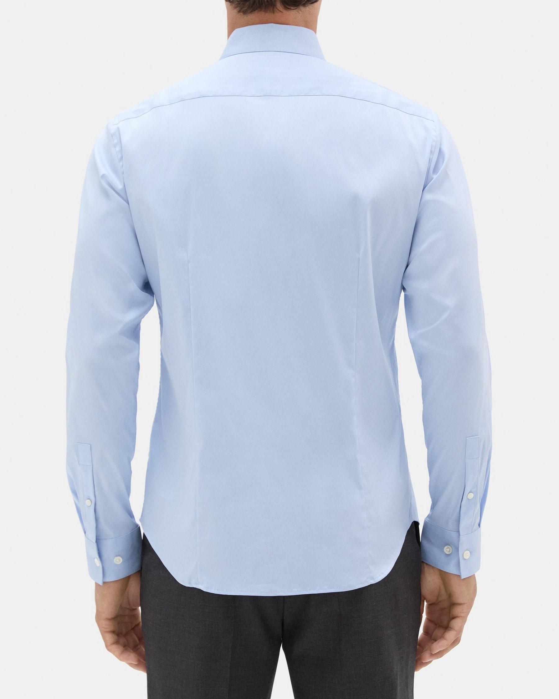 Tailored Shirt In Stretch Cotton Product Image