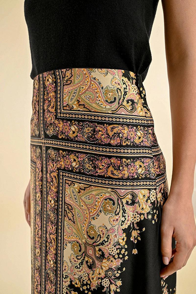 Printed Midi Skirt Product Image